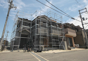 岸和田市 / 足場工事